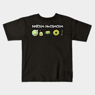 Matcha Muchacha Matcha Latte Green Tea Kids T-Shirt